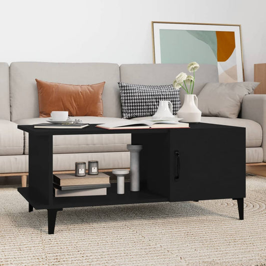Berkfield Coffee Table Black 90x50x40 cm Engineered Wood