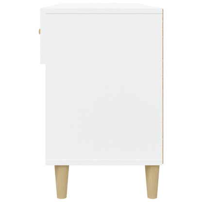 Berkfield Shoe Cabinet White 102x35x55 cm Engineered Wood