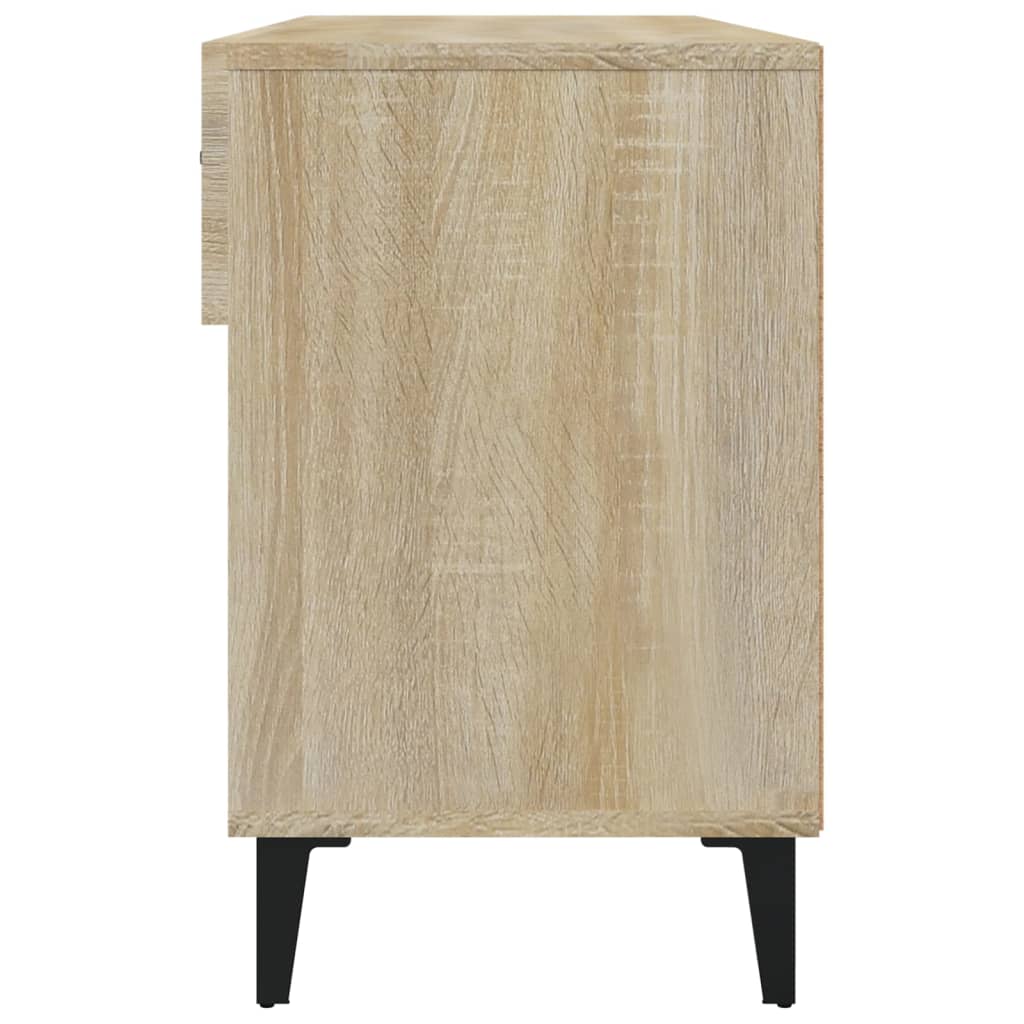 Berkfield Shoe Cabinet Sonoma Oak 102x35x55 cm Engineered Wood