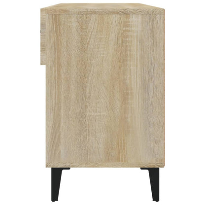 Berkfield Shoe Cabinet Sonoma Oak 102x35x55 cm Engineered Wood