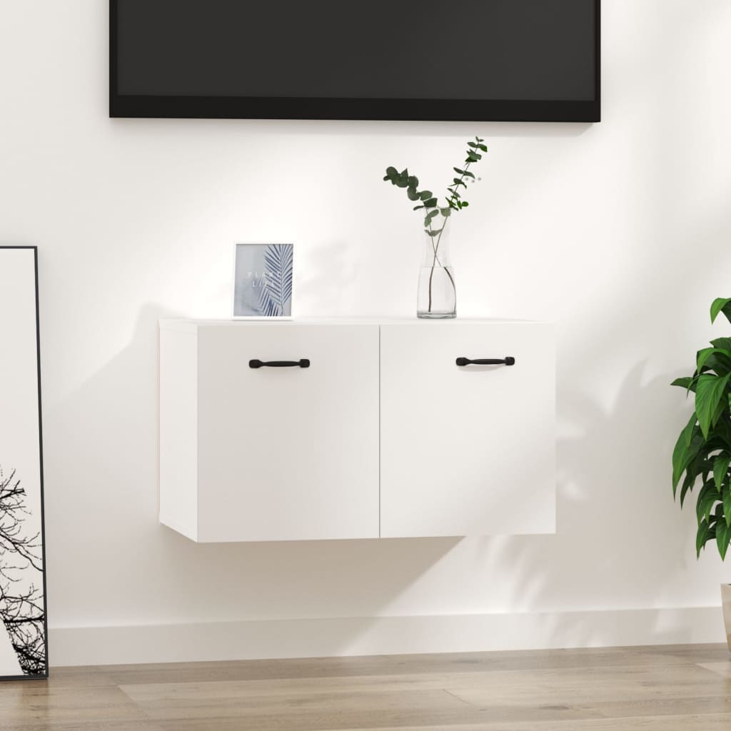 Berkfield Wall Cabinet White 60x36.5x35 cm Engineered Wood