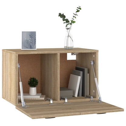 Berkfield Wall Cabinet Sonoma Oak 60x36.5x35 cm Engineered Wood