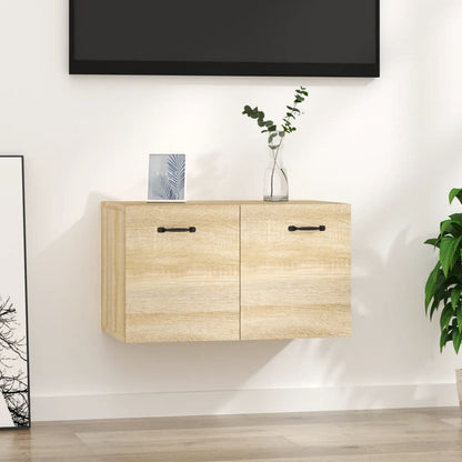 Berkfield Wall Cabinet Sonoma Oak 60x36.5x35 cm Engineered Wood