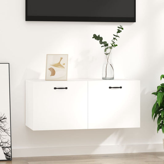 Berkfield Wall Cabinet White 80x35x36,5 cm Engineered Wood