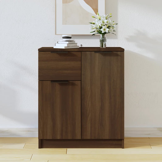 Berkfield Sideboard Brown Oak 60x30x70 cm Engineered Wood