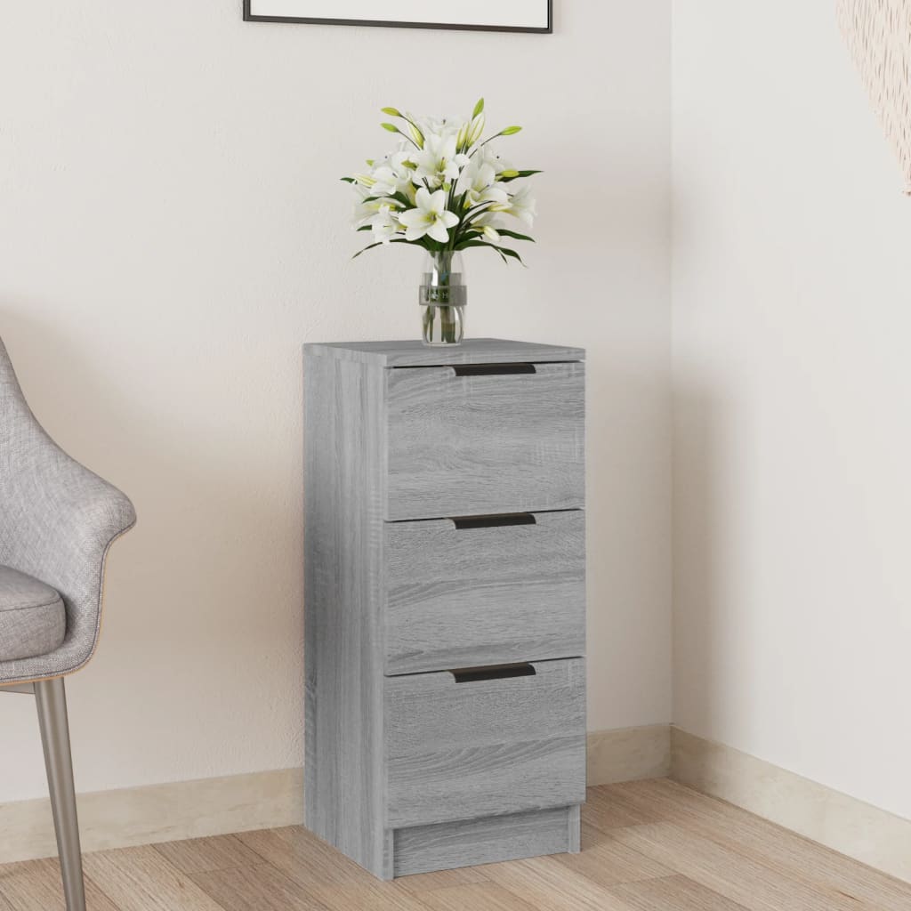 Berkfield Sideboard Grey Sonoma 30x30x70 cm Engineered Wood
