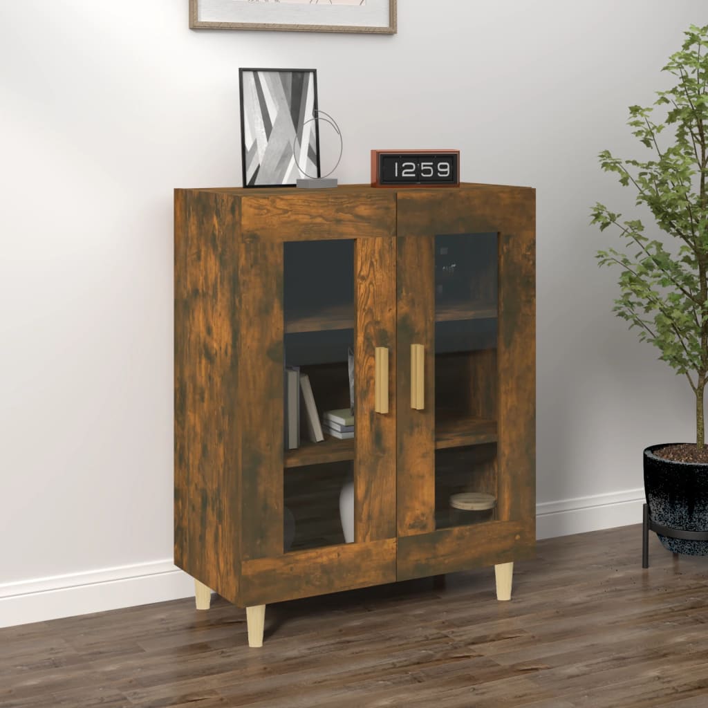 Berkfield Sideboard Smoked Oak 69.5x34x90 cm Engineered Wood