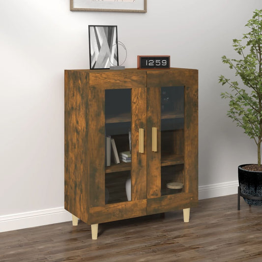 Berkfield Sideboard Smoked Oak 69.5x34x90 cm Engineered Wood