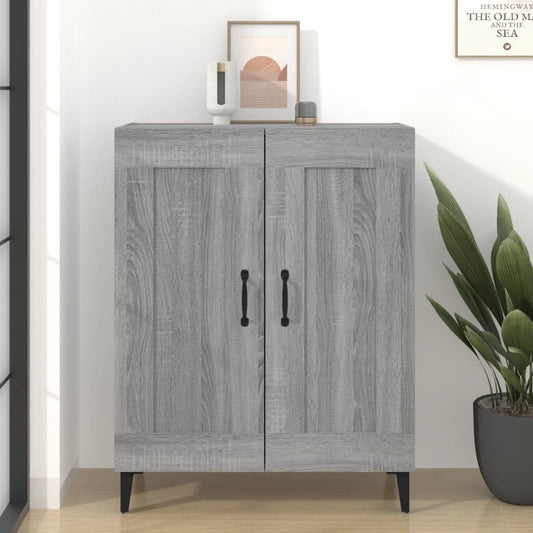 Berkfield Sideboard Grey Sonoma 69.5x34x90 cm Engineered Wood