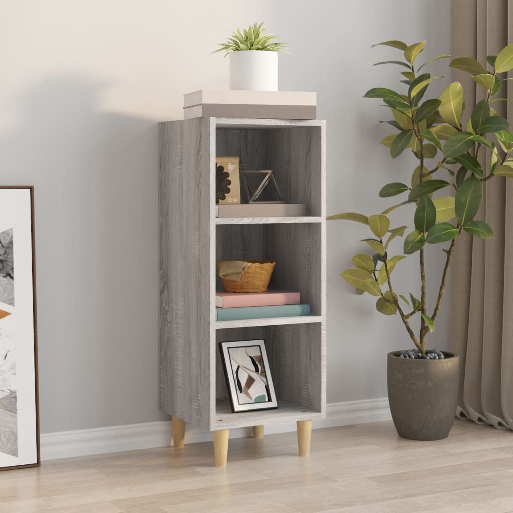 Berkfield Sideboard Grey Sonoma 34.5x32.5x90 cm Engineered Wood