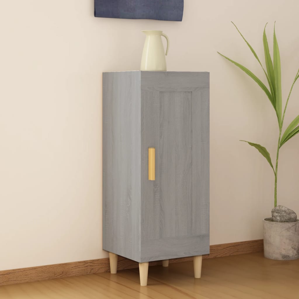 Berkfield Sideboard Grey Sonoma 34.5x34x90 cm Engineered Wood