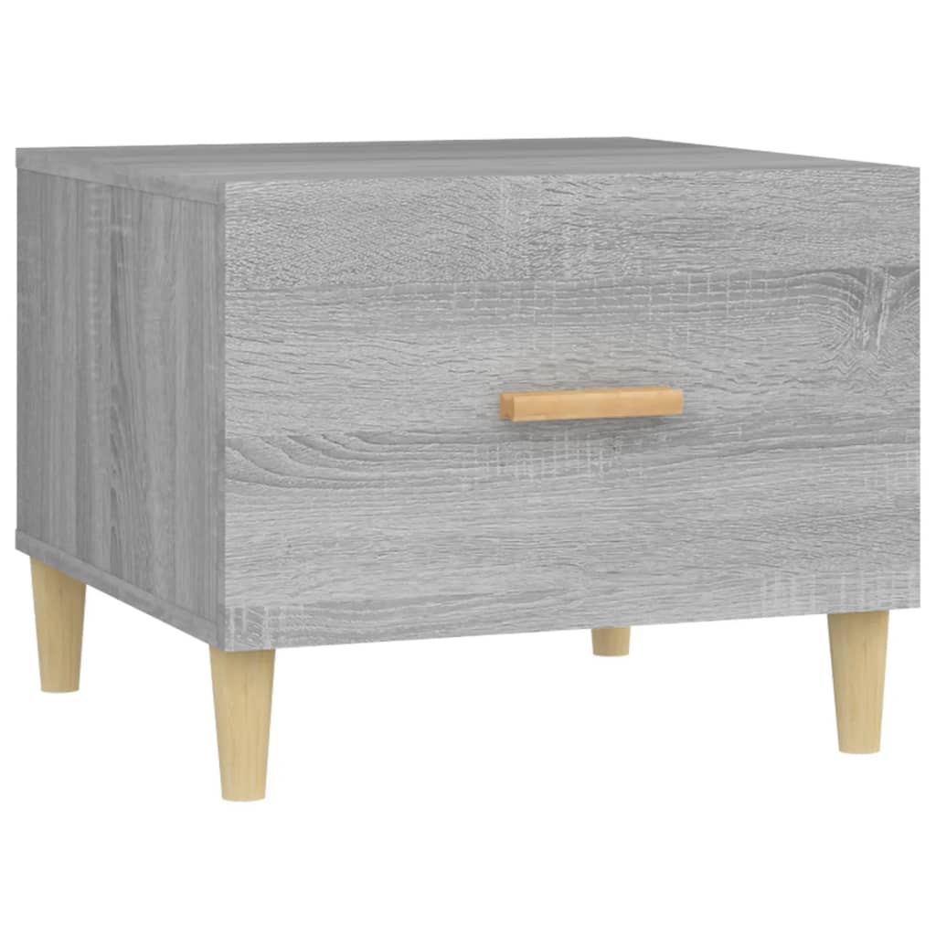 Berkfield Coffee Table Grey Sonoma 50x50x40 cm Engineered Wood