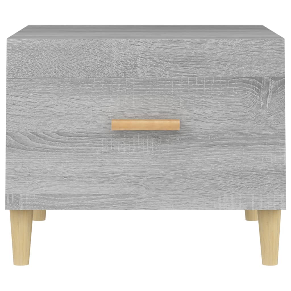 Berkfield Coffee Table Grey Sonoma 50x50x40 cm Engineered Wood
