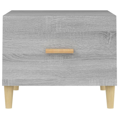 Berkfield Coffee Table Grey Sonoma 50x50x40 cm Engineered Wood