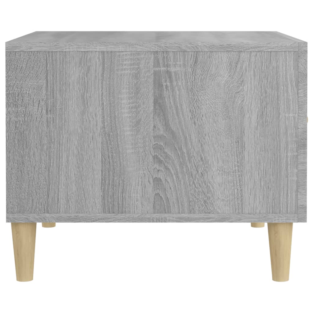 Berkfield Coffee Table Grey Sonoma 50x50x40 cm Engineered Wood
