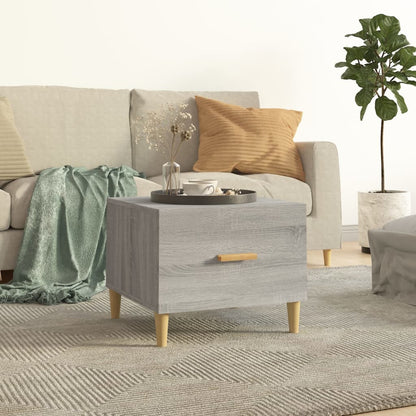 Berkfield Coffee Table Grey Sonoma 50x50x40 cm Engineered Wood