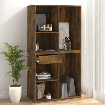 Berkfield Cosmetic Cabinet Smoked Oak 80x40x75 cm Engineered Wood