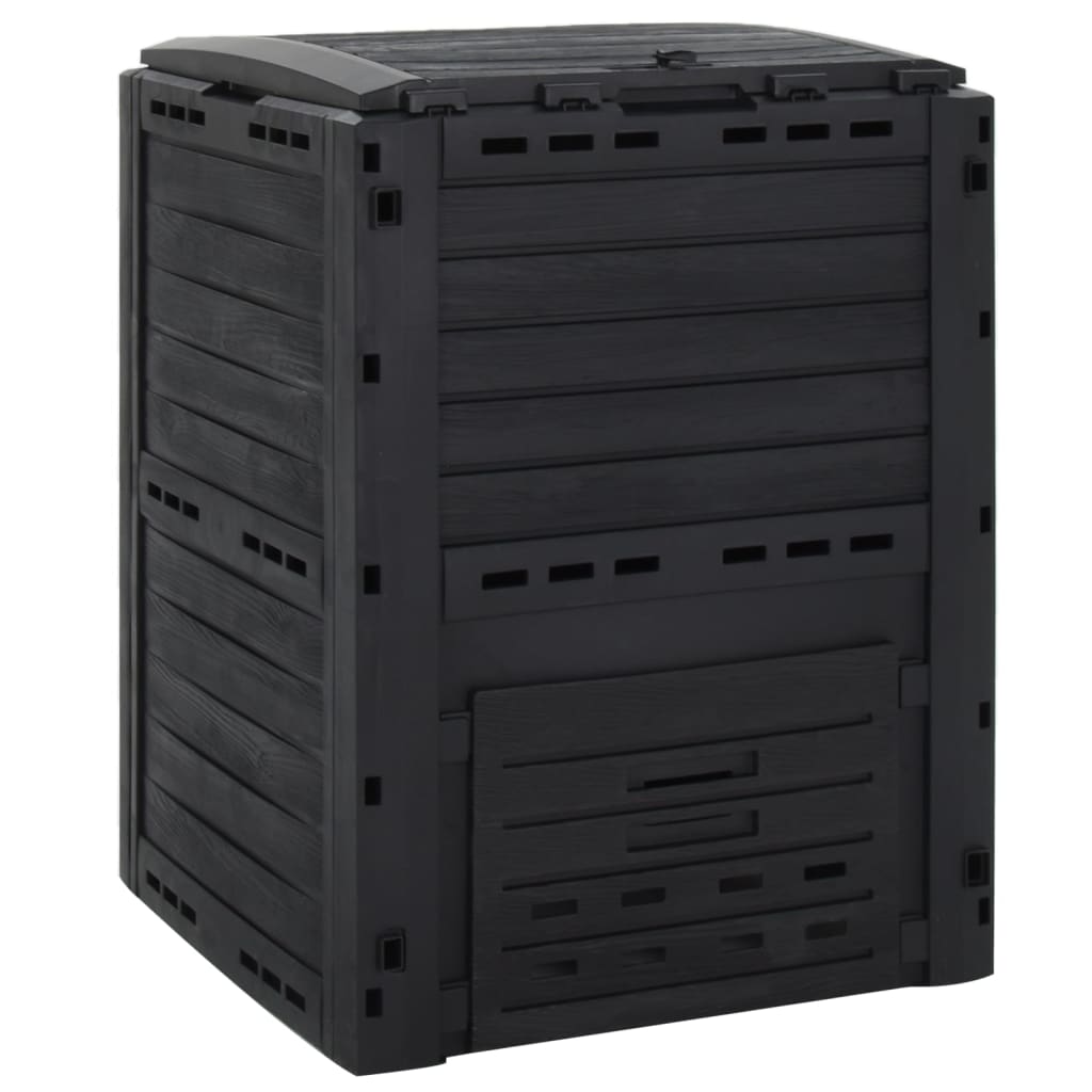 Berkfield Garden Composter Black 280 L Polypropylene