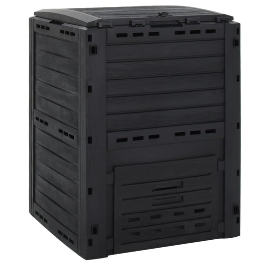 Berkfield Garden Composter Black 280 L Polypropylene