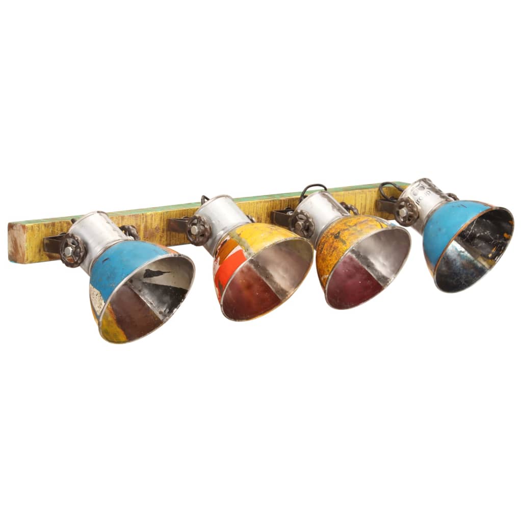 Berkfield Industrial Wall Lamp Multicolour 90x25 cm E27