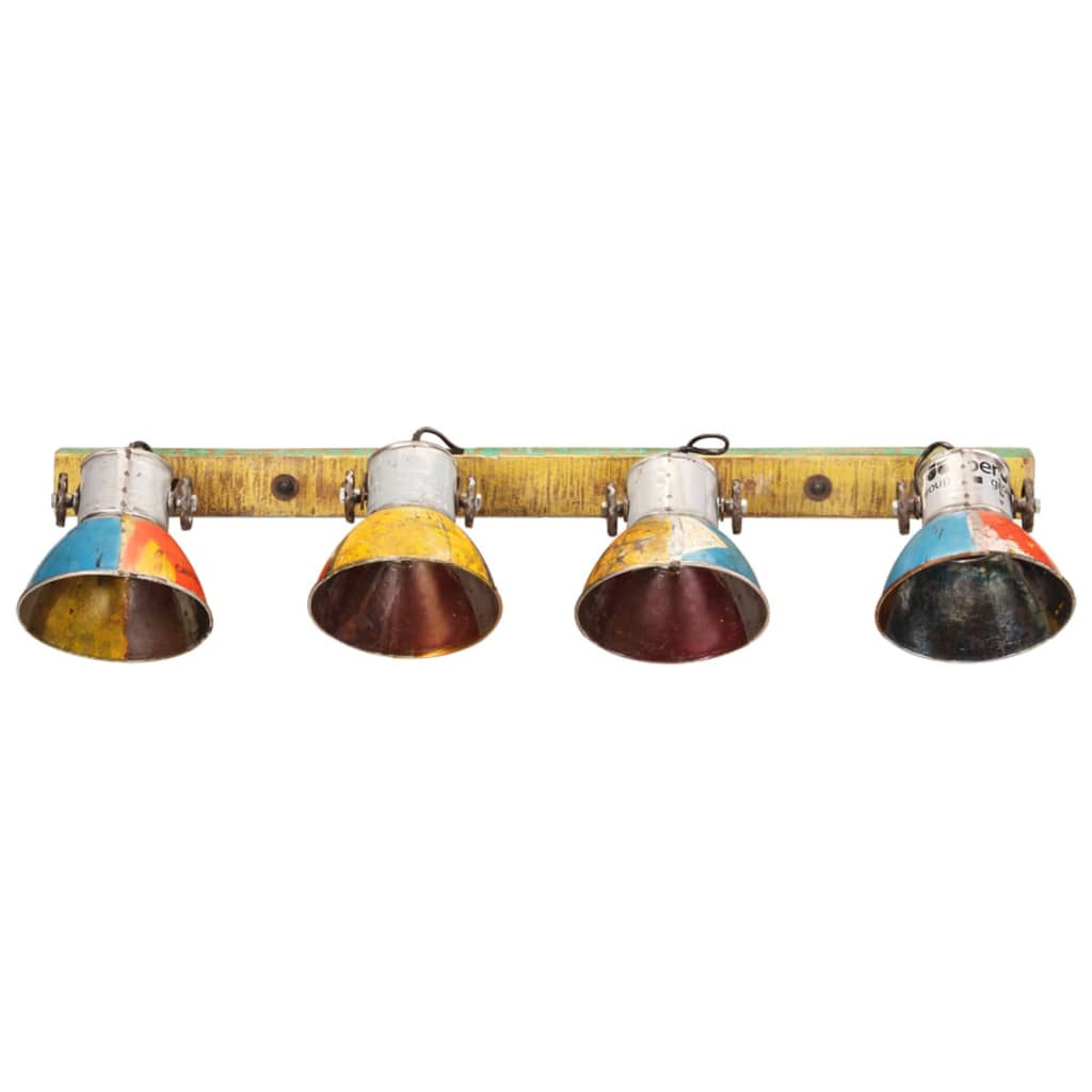 Berkfield Industrial Wall Lamp Multicolour 90x25 cm E27
