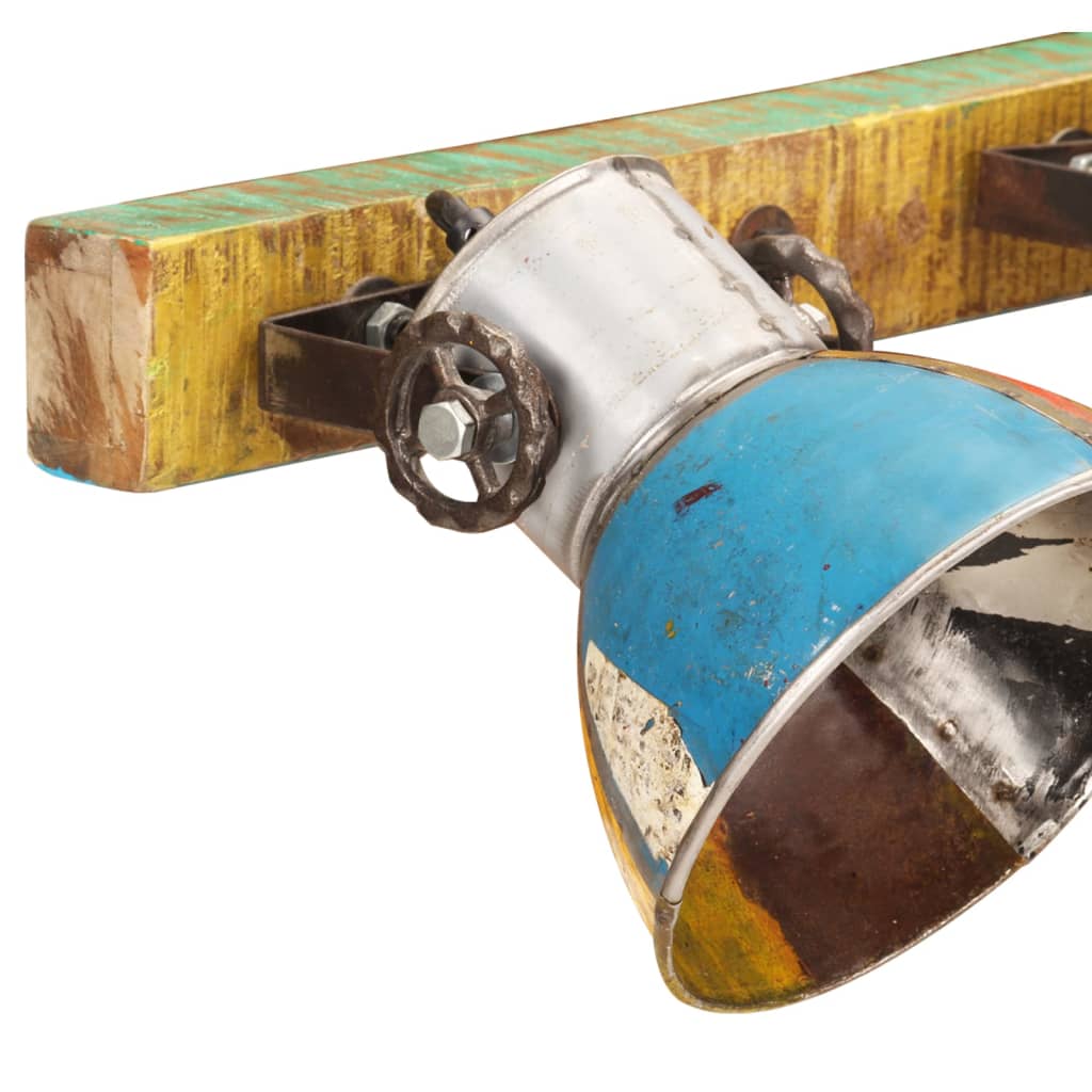 Berkfield Industrial Wall Lamp Multicolour 90x25 cm E27