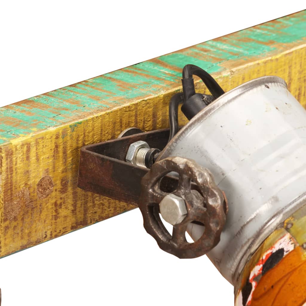 Berkfield Industrial Wall Lamp Multicolour 90x25 cm E27
