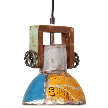 Berkfield Industrial Hanging Lamp 25 W Multicolour Round 19 cm E27