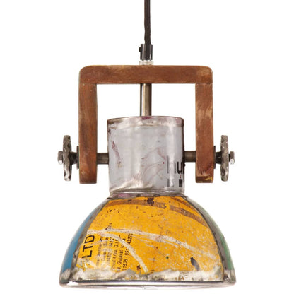 Berkfield Industrial Hanging Lamp 25 W Multicolour Round 19 cm E27