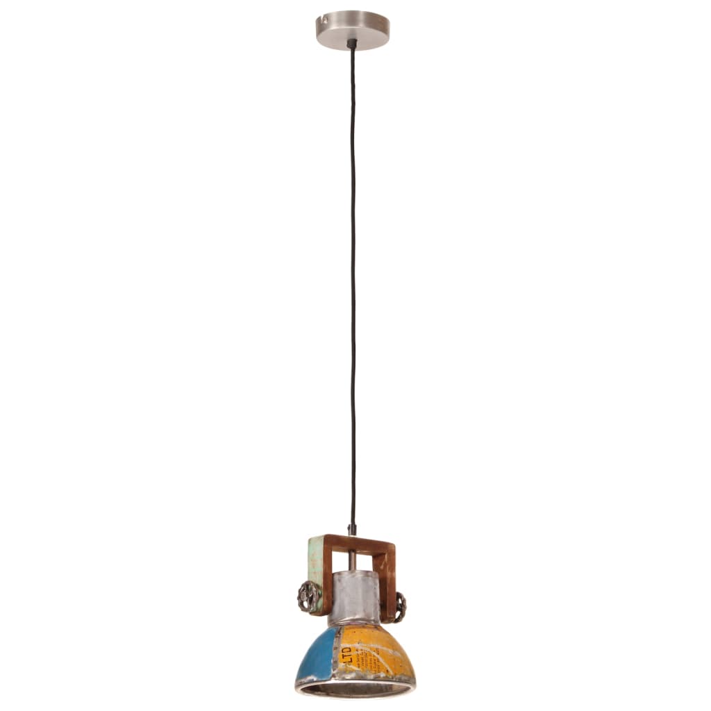 Berkfield Industrial Hanging Lamp 25 W Multicolour Round 19 cm E27
