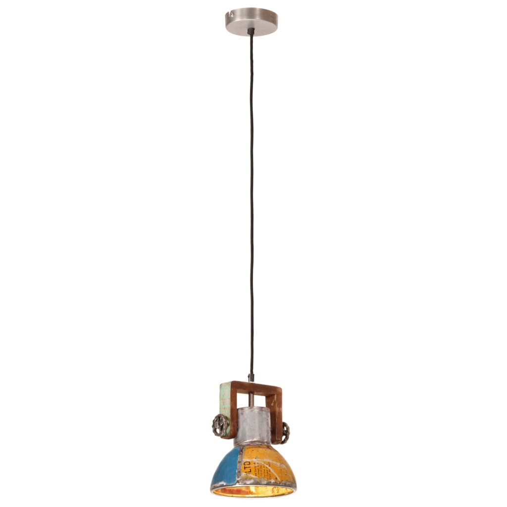 Berkfield Industrial Hanging Lamp 25 W Multicolour Round 19 cm E27