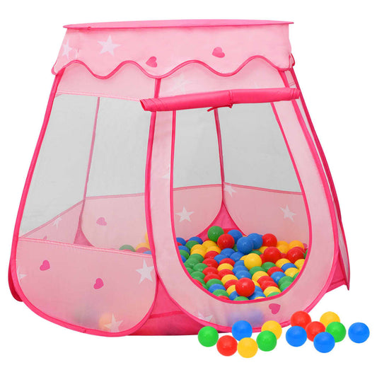 Berkfield Children Play Tent Pink 102x102x82 cm