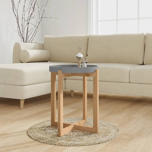 Berkfield Coffee Table Grey 41x41x48.5cm Engineered Wood&Solid Wood Pine