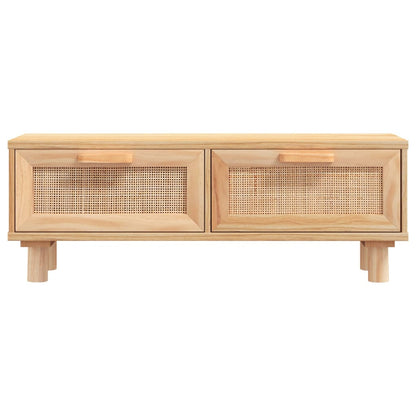 Berkfield Coffee Table Brown 80x40x30 cm Engineered Wood&Solid Wood Pine
