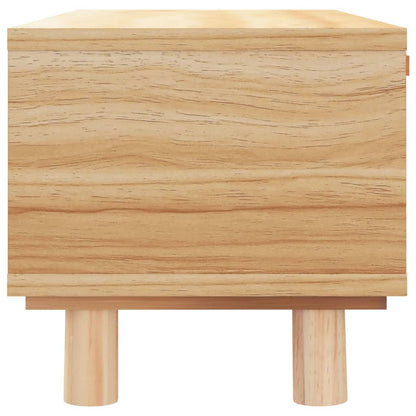 Berkfield Coffee Table Brown 80x40x30 cm Engineered Wood&Solid Wood Pine
