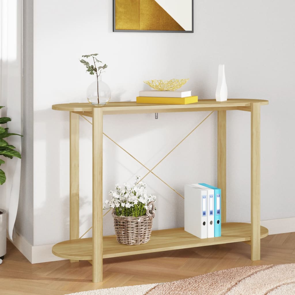 Berkfield Console Table 110x38x75 cm Engineered Wood