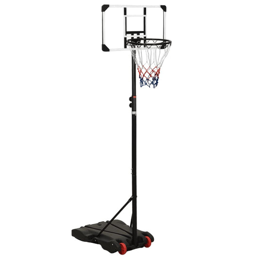 Berkfield Basketball Stand Transparent 216-250 cm Polycarbonate
