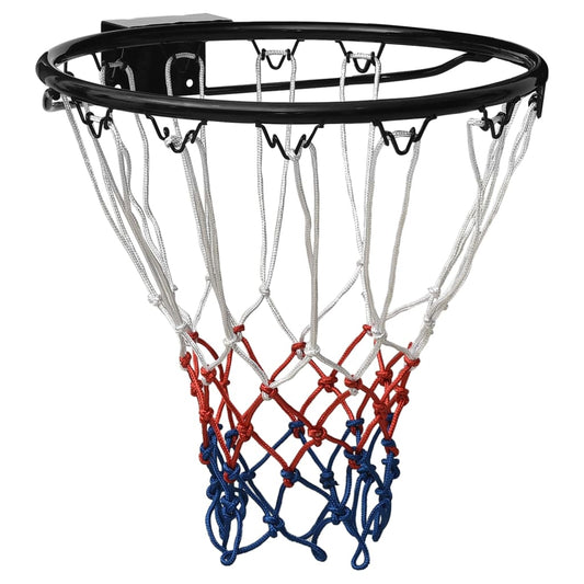 Berkfield Basketball Ring Black 39 cm Steel