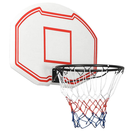 Berkfield Basketball Backboard White 90x60x2 cm Polyethene