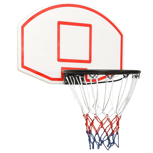 Berkfield Basketball Backboard White 71x45x2 cm Polyethene