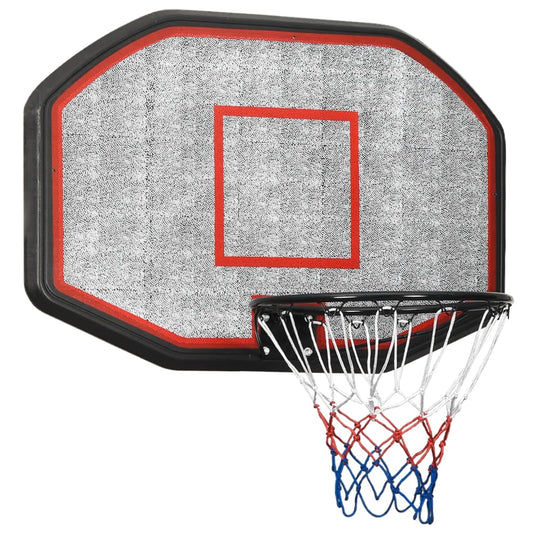 Berkfield Basketball Backboard Black 109x71x3 cm Polyethene