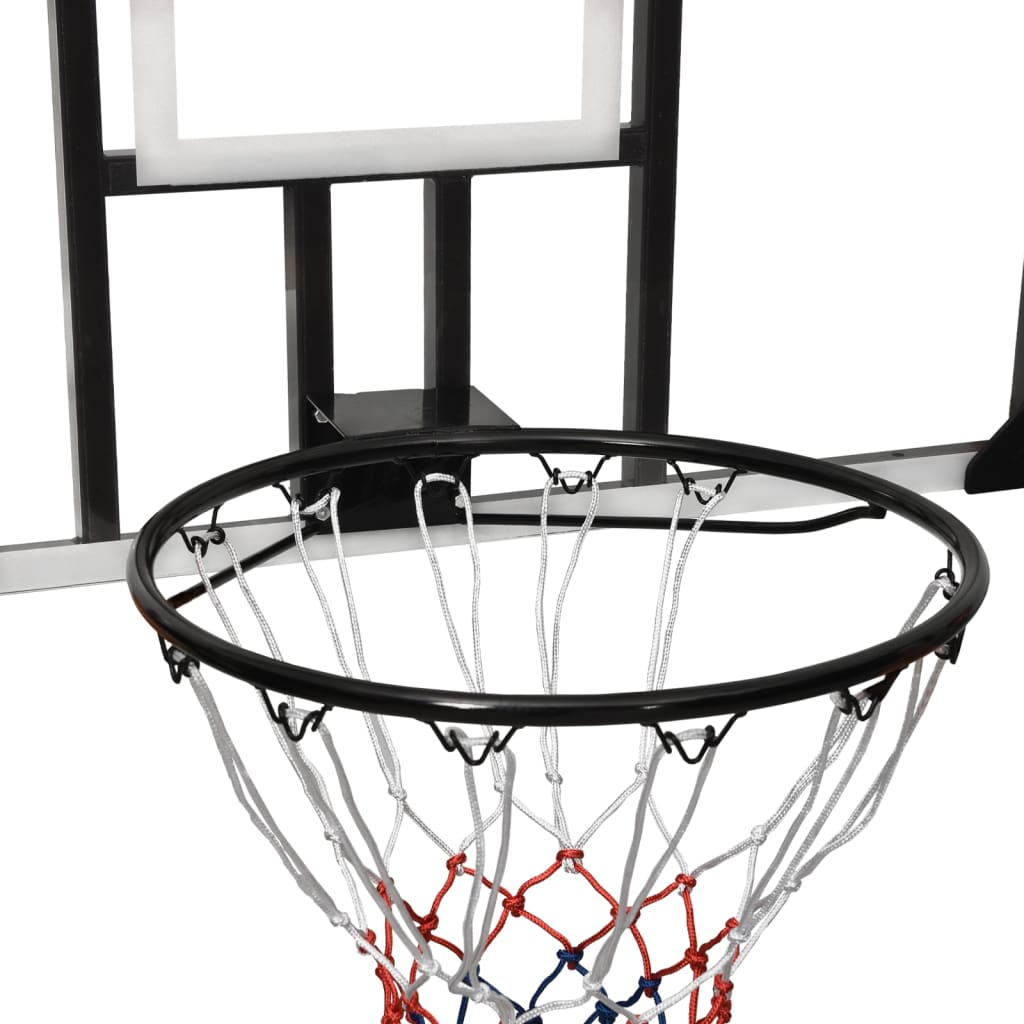 Berkfield Basketball Backboard Transparent 106x69x3 cm Polycarbonate