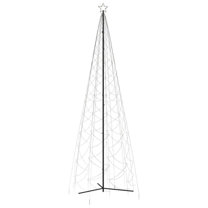 Berkfield Christmas Cone Tree Warm White 732 LEDs 160x500 cm