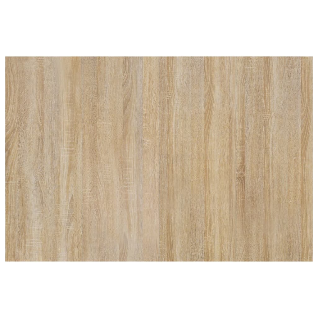 Berkfield Bed Headboard with Cabinets Sonoma Oak Engineered Wood