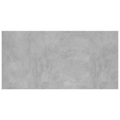 Berkfield Bed Headboard with Cabinets Concrete Grey Engineered Wood