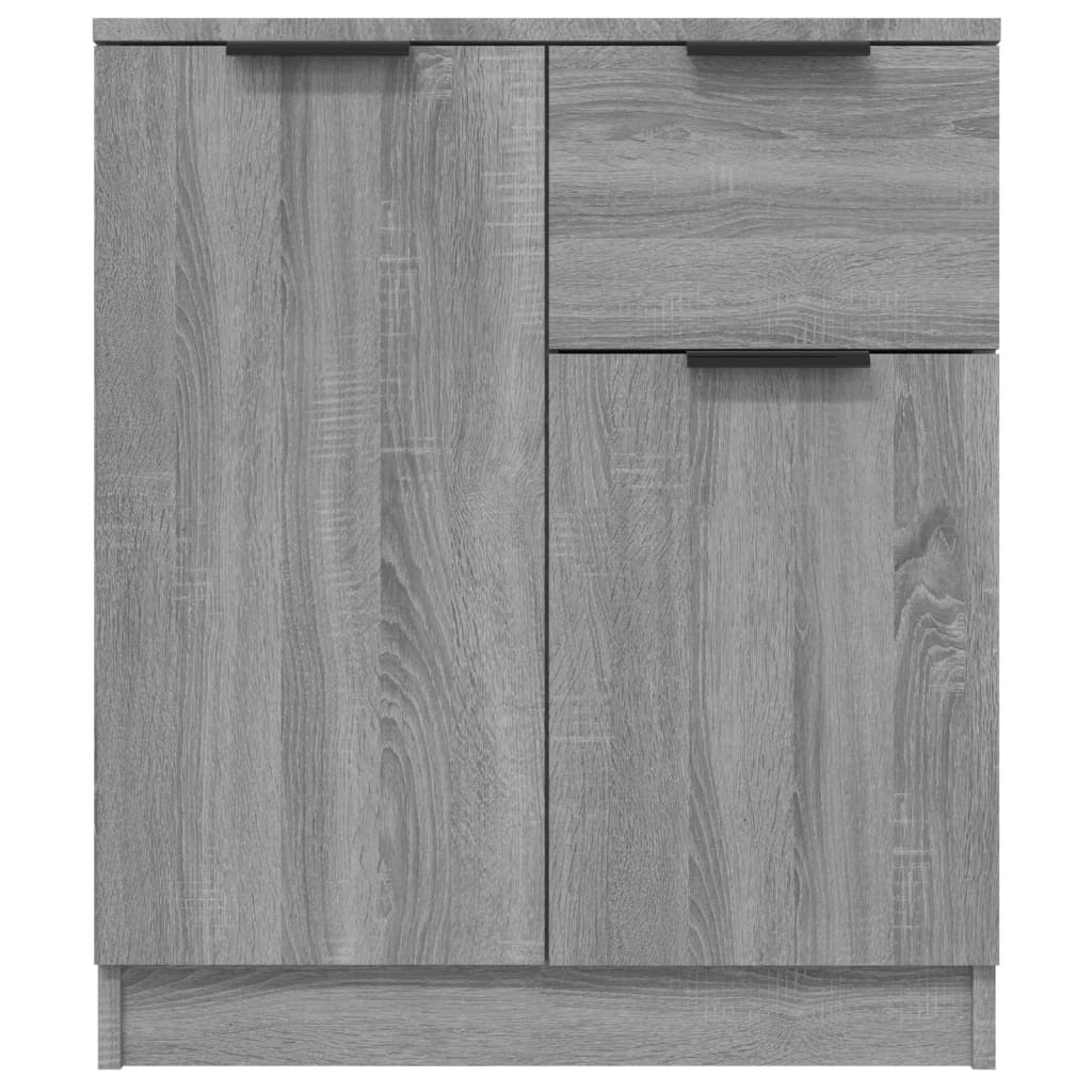 Berkfield Sideboards 2 pcs Grey Sonoma 60x30x70 cm Engineered Wood
