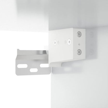 Berkfield 2 Piece Bathroom Cabinet Set High Gloss White Engineered Wood