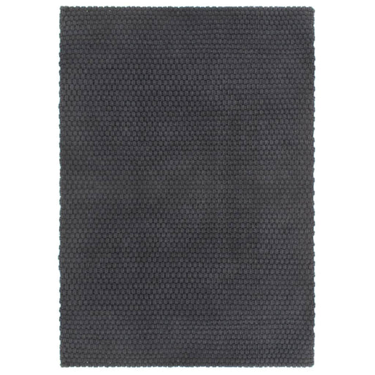 Berkfield Rug Rectangular Anthracite 120x180 cm Cotton