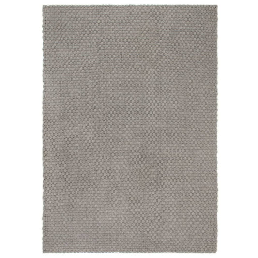 Berkfield Rug Rectangular Grey 180x250 cm Cotton