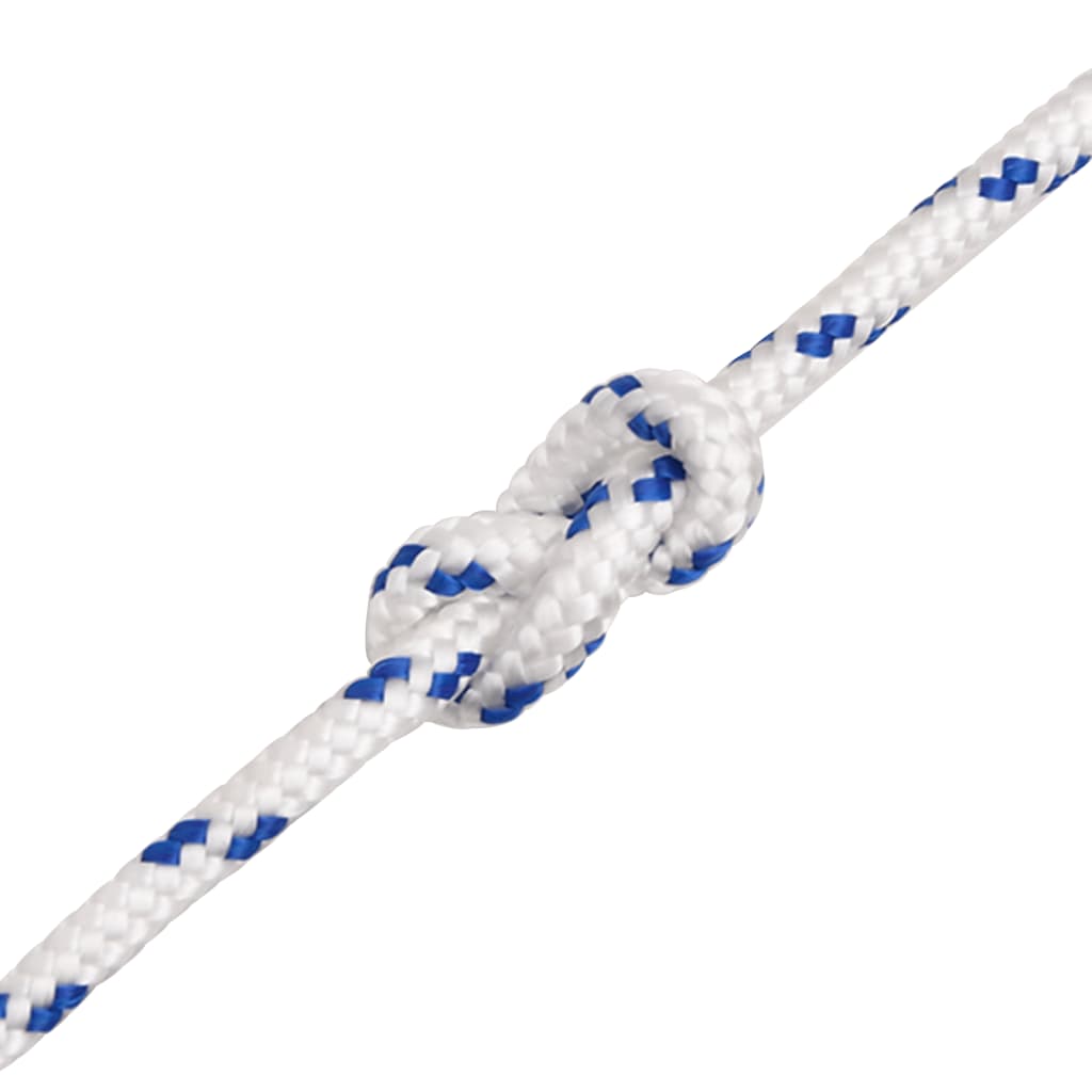 Berkfield Boat Rope White 4 mm 25 m Polypropylene